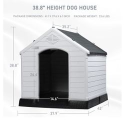 Waterproof Durable Plastic Dog House 