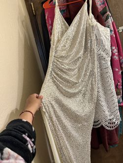 Baltic Born Sequin Side Slit stretch