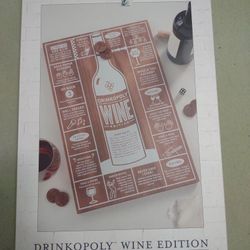 Drinkopoly Wine Edition Party Game