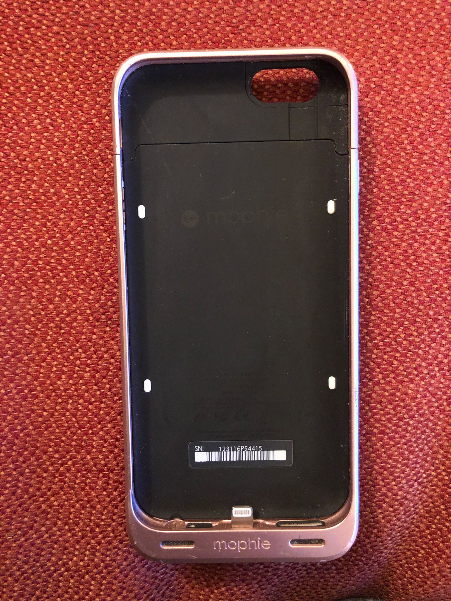 iPhone 6 mophie charging case