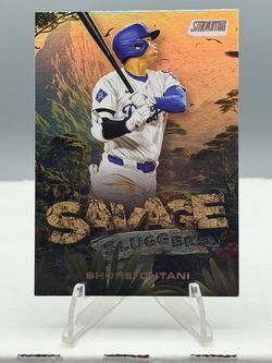 Shohei Ohtani Savage Sluggers Baseball Card