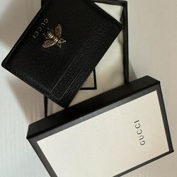 Gucci Animalier Leather Card Case