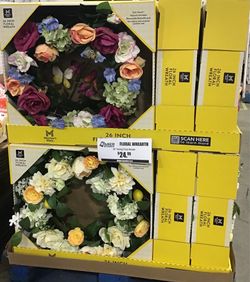 Floral Wreath 26”
