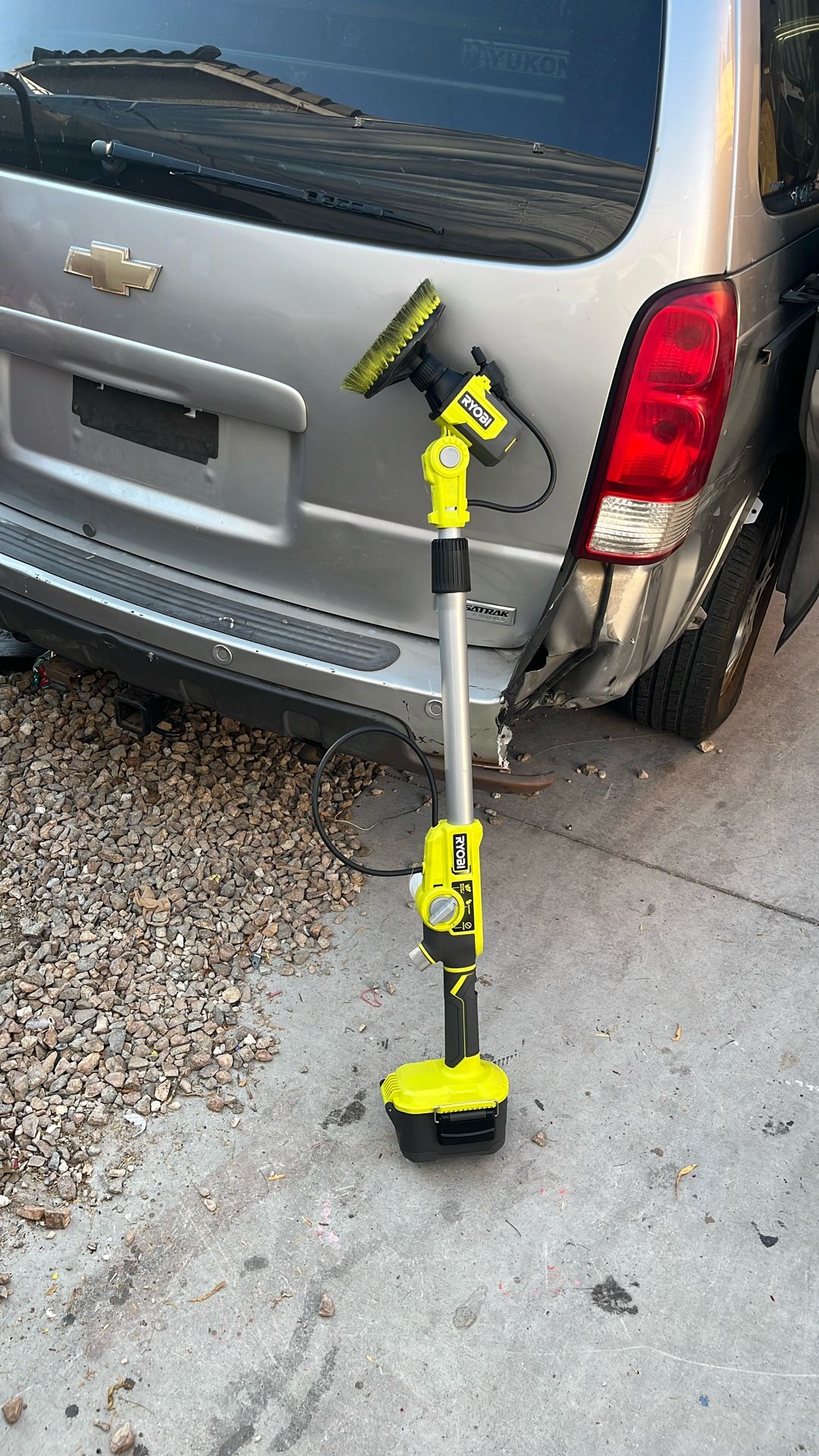 RYOBI ONE+ Cordless Soap Dispensing Scrubber