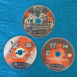 Wwe Ps3 $10 Each Or $25 For All