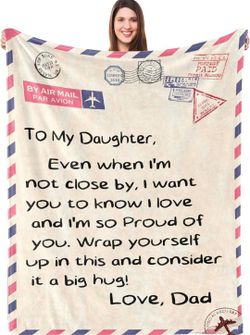 Dad's Love Throw Blanket