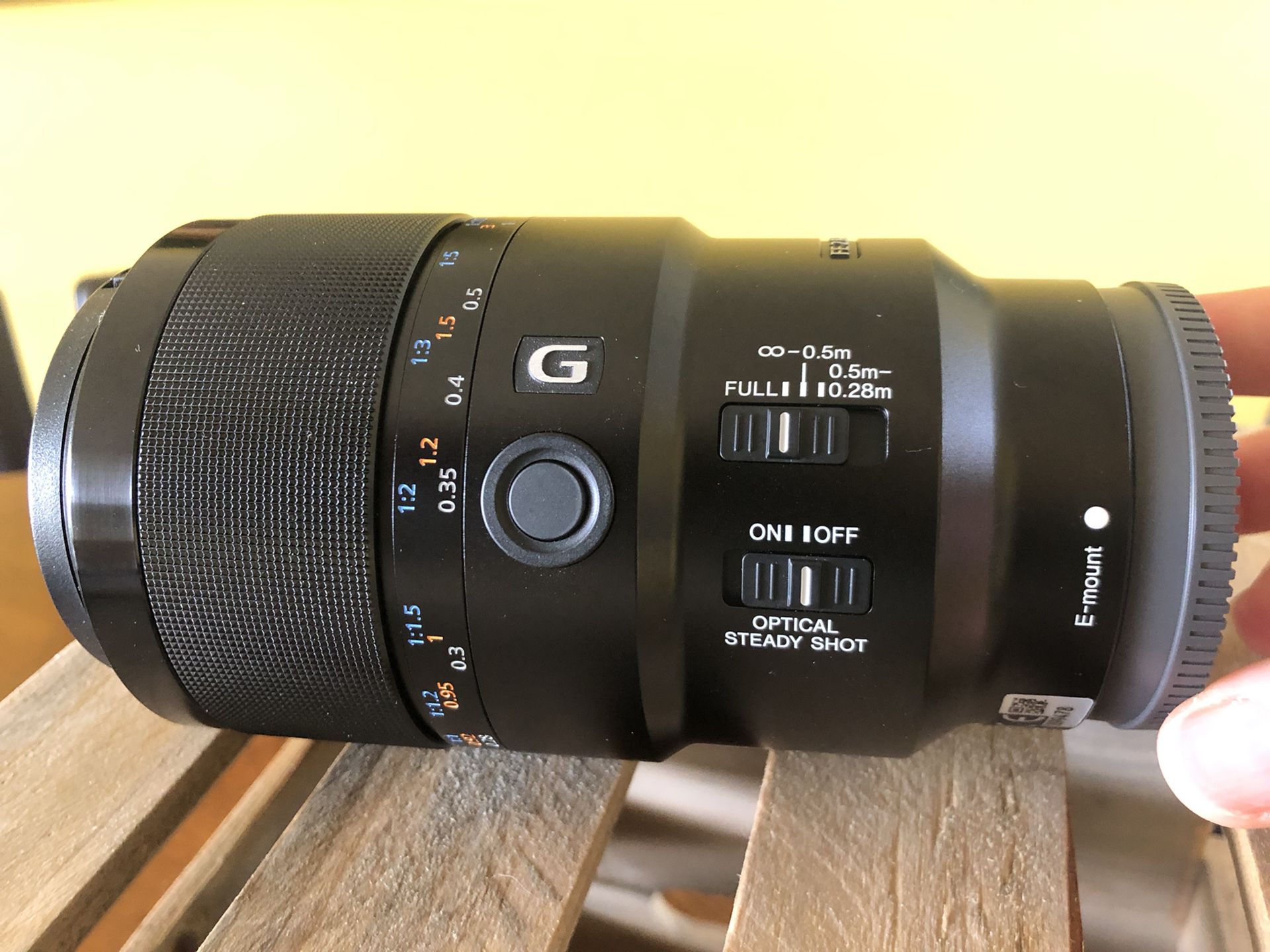 Sony   FE mm f.8 Macro G OSS Full Frame E Mount Macro Lens