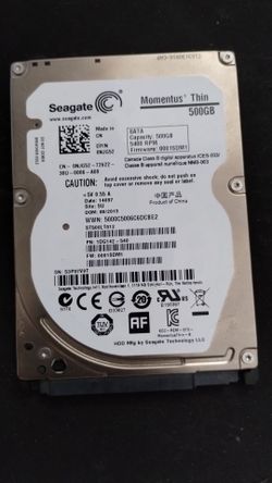 Seagate Momentus Thin 500GB Drive