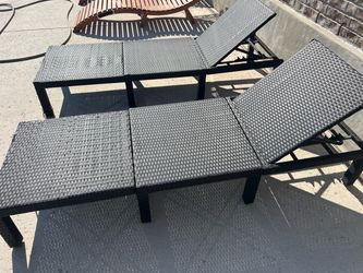 Pool loungers x2