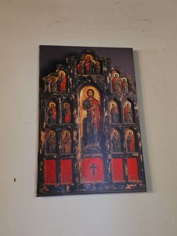 Jesus and the twelve apostles canvas