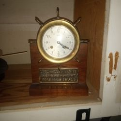 Schatz Ship Bell Clock 8 Day 7 Jewel 