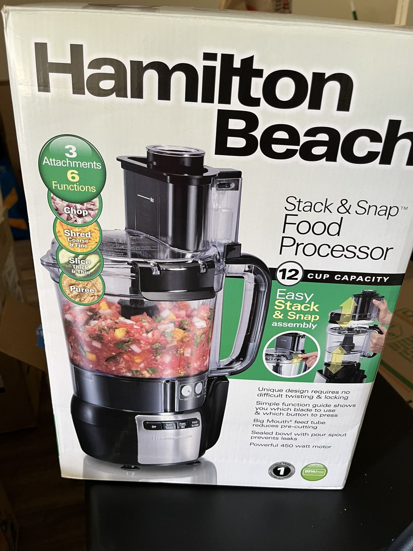 Hamilton Food Processor 12 cup