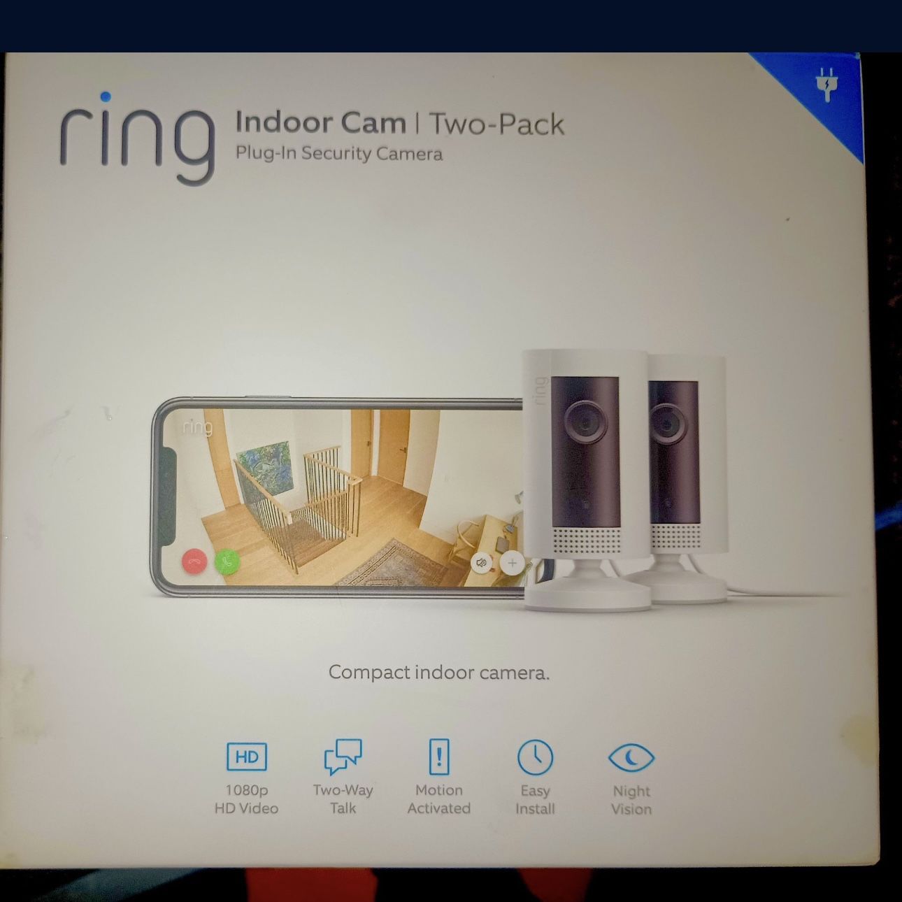 Ring indoor camera 2pack