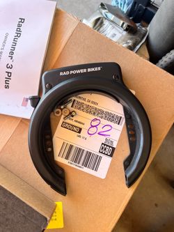 RadPowerBikes Fat Tire Bike Lock Wheel Lock