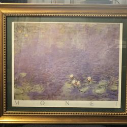 Monet Print Waterlillies