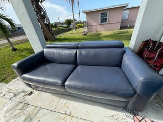 Leather couch