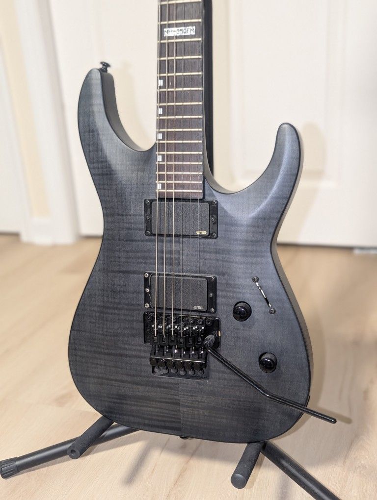 ESP LTD MH350-FM Electric Guitar w/EMG 81/85