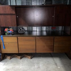 Free Wooden Mid Century Style Cabinets 