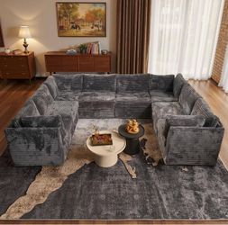 U-shaped couch