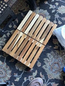 Wood Shower Step