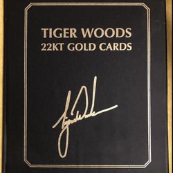 Tiger Woods 22KT Gold Cards, Set 2000-2001