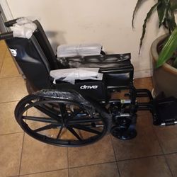 Wheelchair 18"wide Silla De Ruedas 