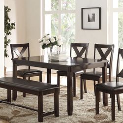 Brand New Brown Dining Room Set 