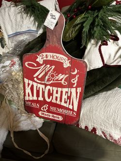 Kitchen Sign(New W/Tags)