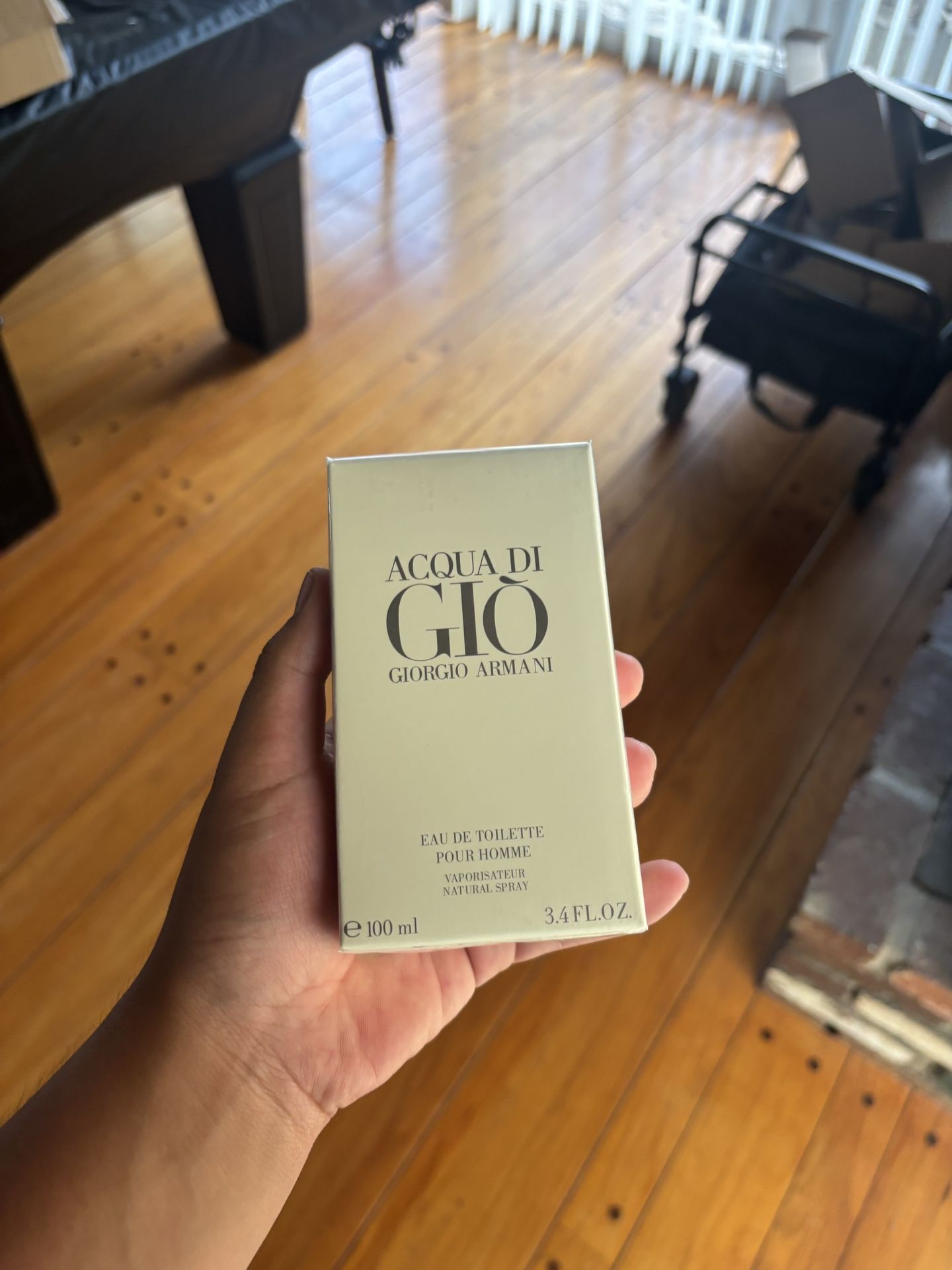 Aqua DI Gio EDT Pour Homme 3.4oz Mens Cologne