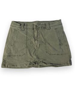 American Eagle Olive Green Cargo Mini Skirt
