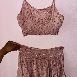 matching two piece set - skirt and top