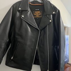 Leather Motorcycle Jacket 