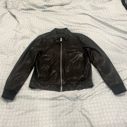 ALLSAINTS Men’s Leather Large Jacket