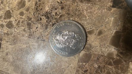 $20 pure silver Simon Bolivar 1974