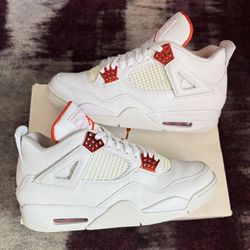 jordan 4 orange metallic 