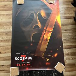 Official Scream 7 Movie Poster 27x40 