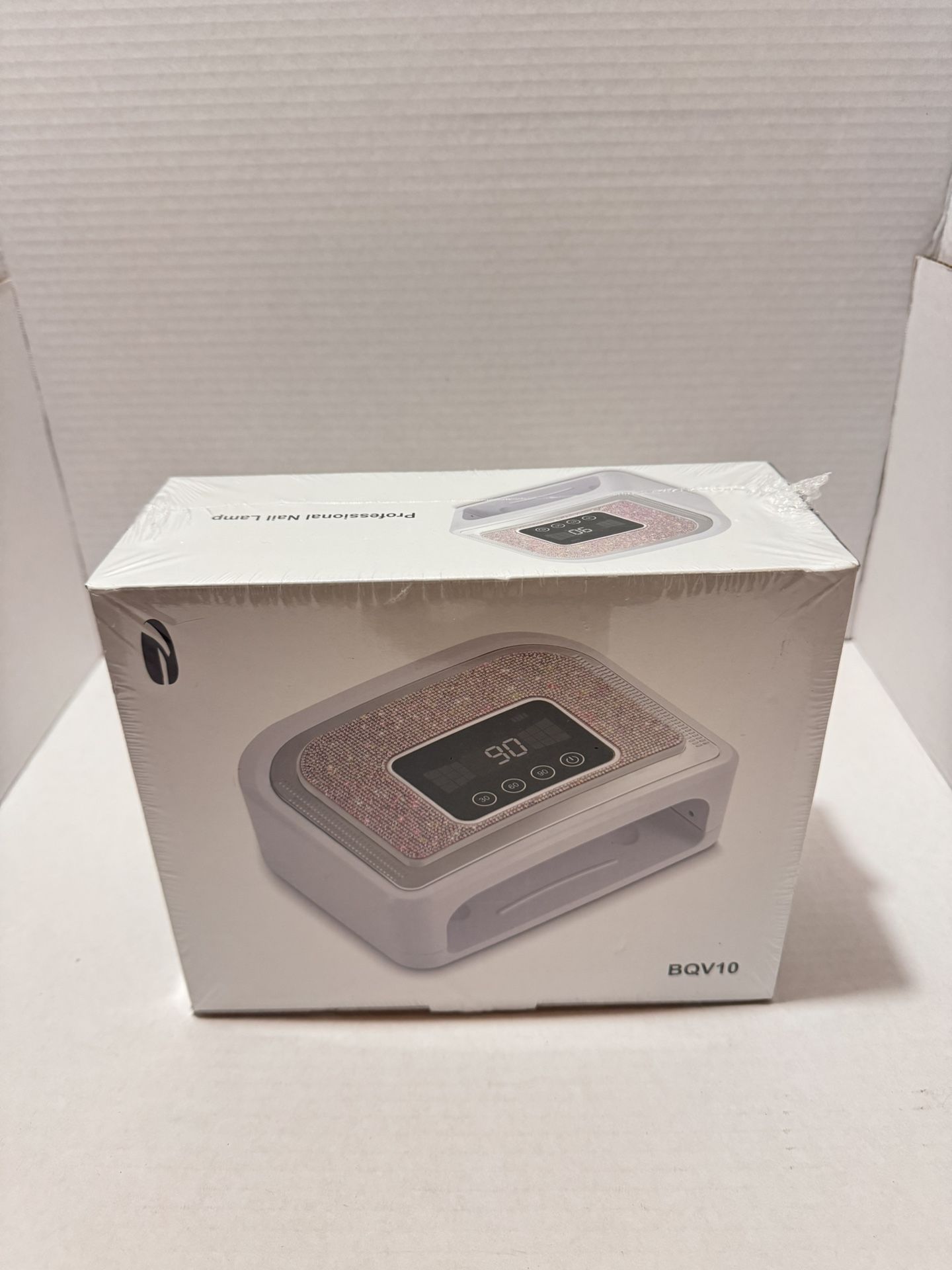 Aedavey Cordless Nail Lamp, Rechargeable UV Nail Lamp for Gel Nails, LED Nail Lamp with 4 Timer Modes, Gel Nail Light Decorate with Sparkling Nail Rhi