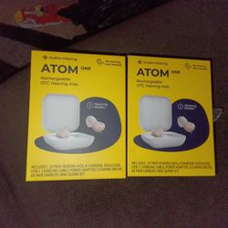 New Atom One Hearing Aids /$50 Each 