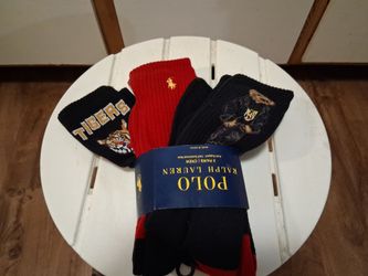 Men's polo Ralph Lauren 3 pairs crew socks brand new
