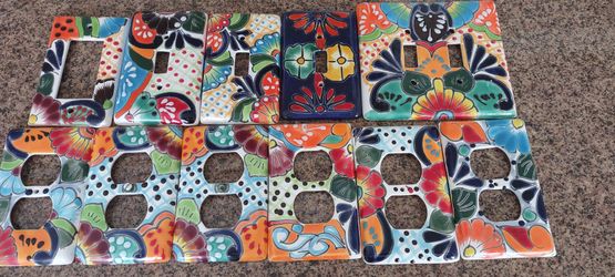 Talavera Light Switch Cover