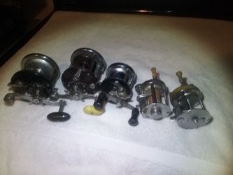 Vintage baitcasters.