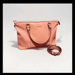 GucciBritt Convertible Dome Satchel Microguccissima Leather Medium