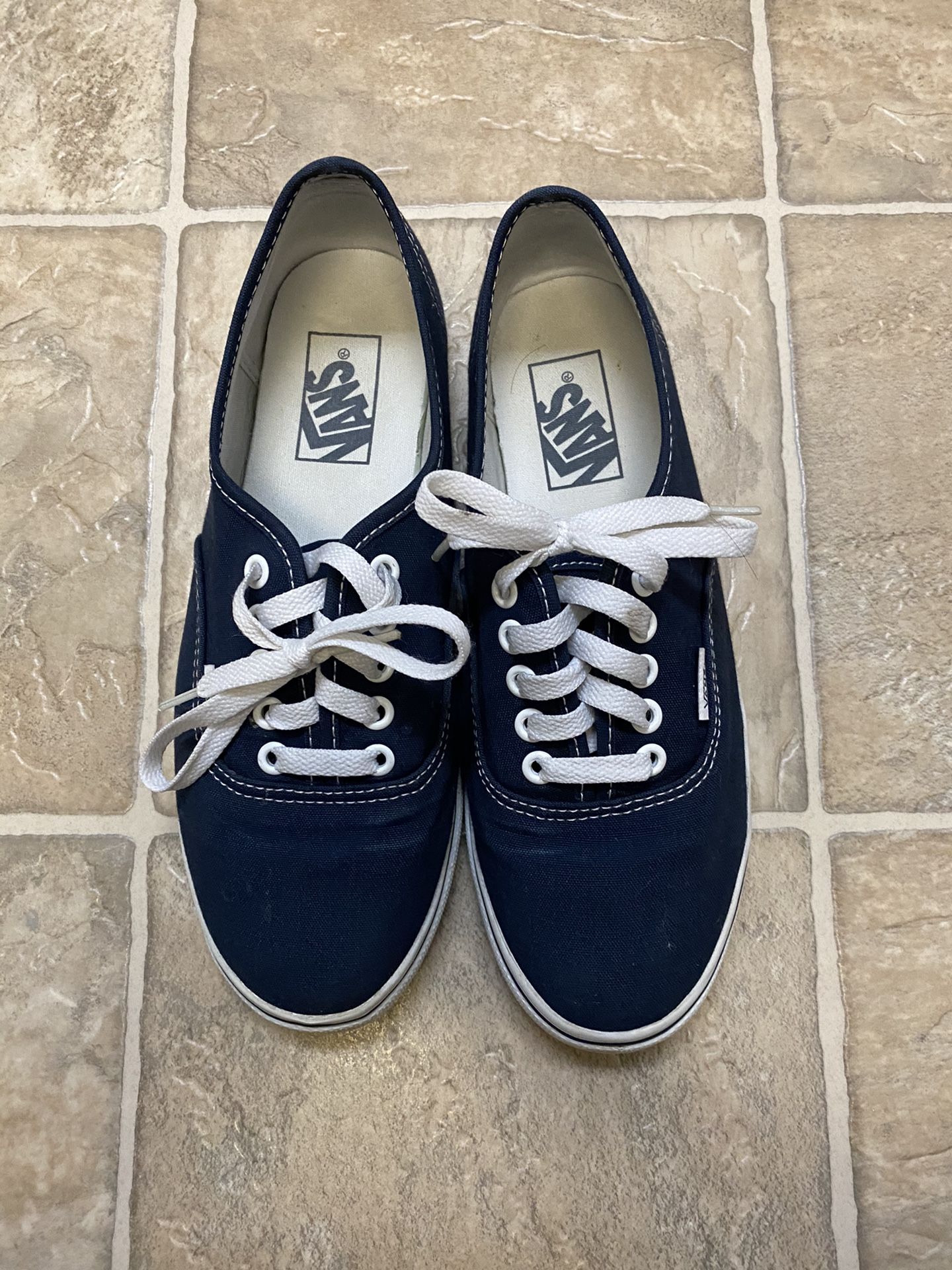 Dark Blue Vans size 7.5 Men
