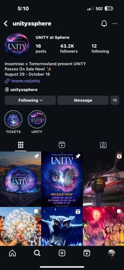 Unity Hotel Tickets (2) Bundle