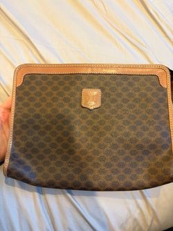 CELINE VINTAGE MACADAM CLUTCH
