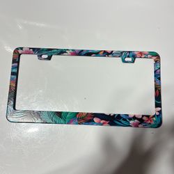 Hawaiian Metal License Plate 