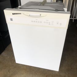 Kenmore White Dishwasher 