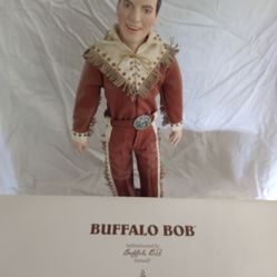 Danbury Mint Buffalo Bob 22" porcelain doll. 