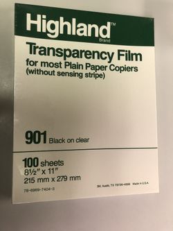 Highland Transparency Film