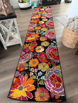 Brand new floral runner 2’7” feet x 11 feet